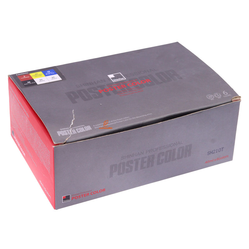 گواش 6 رنگ شین هان (1)