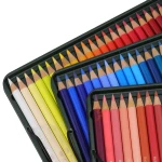 مداد رنگی 120 رنگ پلی کروموس جعبه فلزی فابرکاستل FABERCASTELL (9)