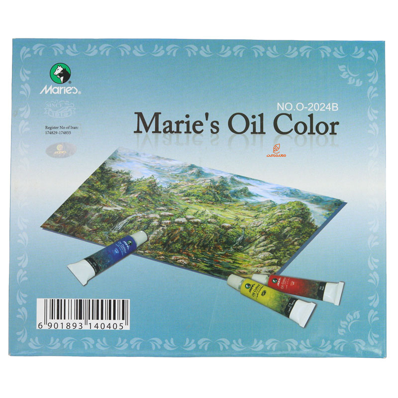 رنگ روغن 24 رنگ ماریس آرتیست