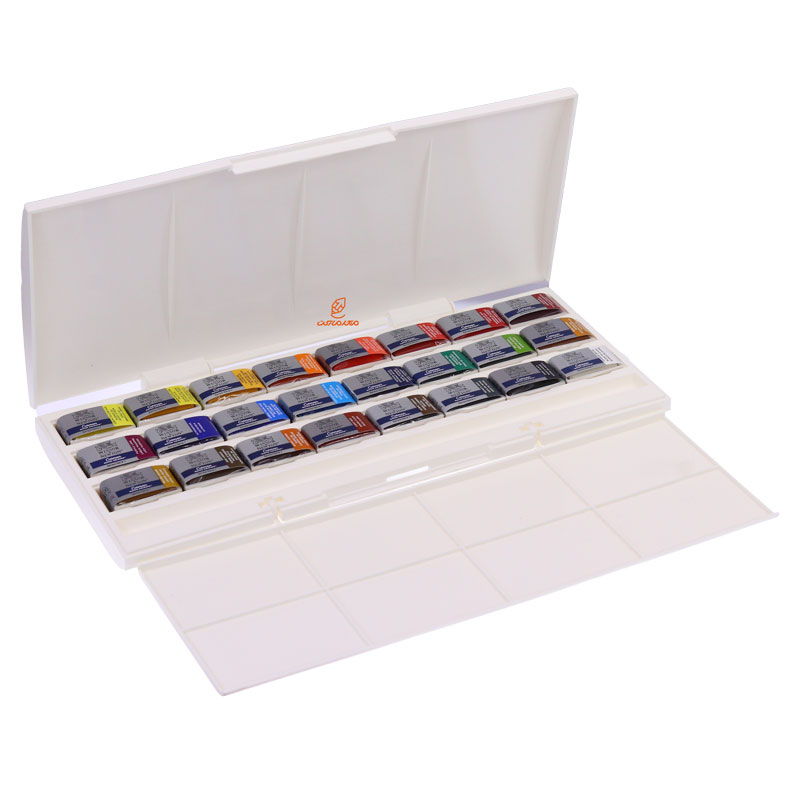 آبرنگ قرصی 45 رنگ کاتمن وینزور (7)