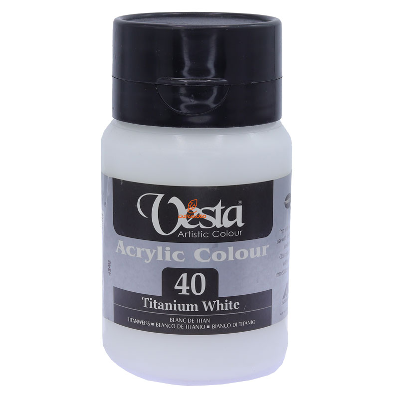 رنگ اکریلیک تک رنگ 250 میل وستا VESTA