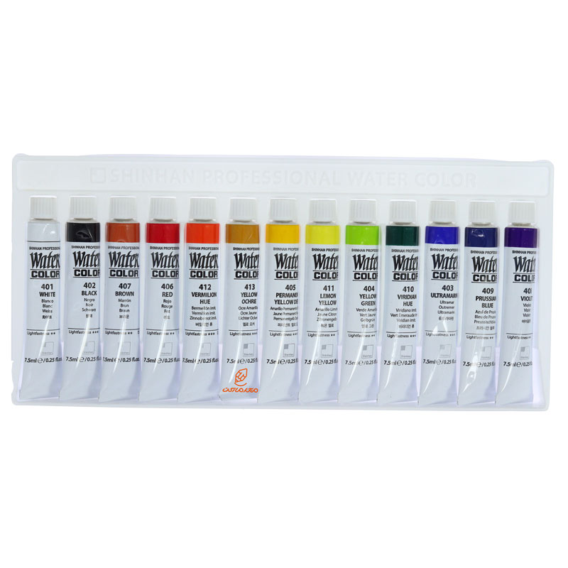 آبرنگ تیوپی 13 رنگ شین هان (3)