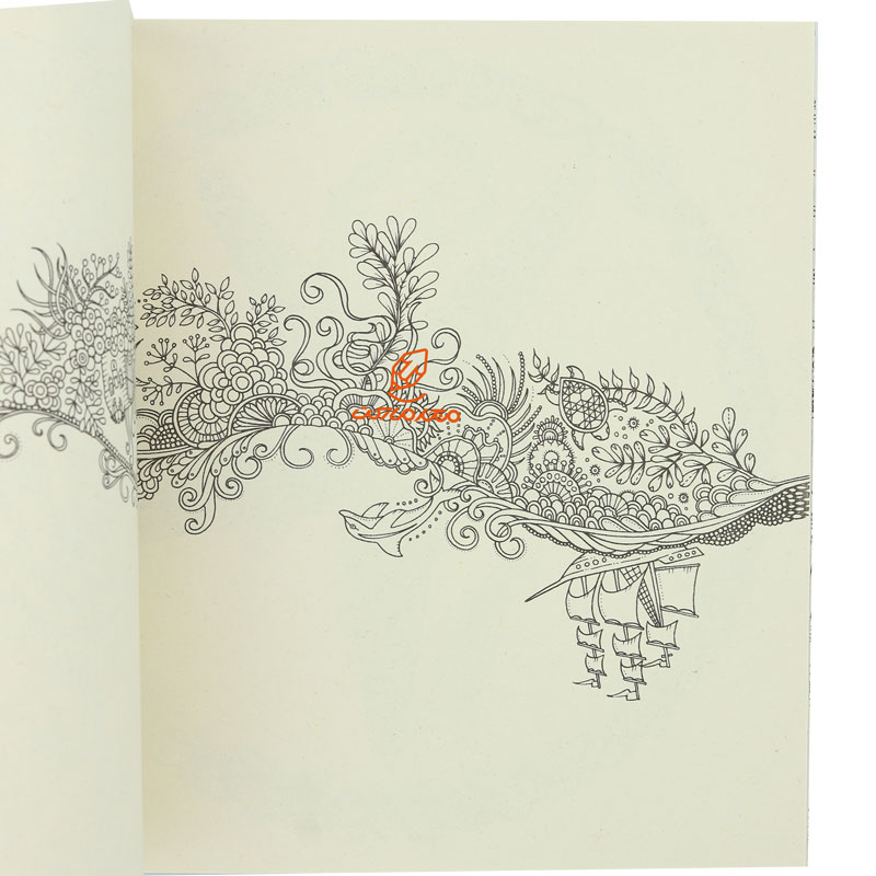 رنگ آمیزی بزرگسالان اقیانوس اسرار آمیز (1)