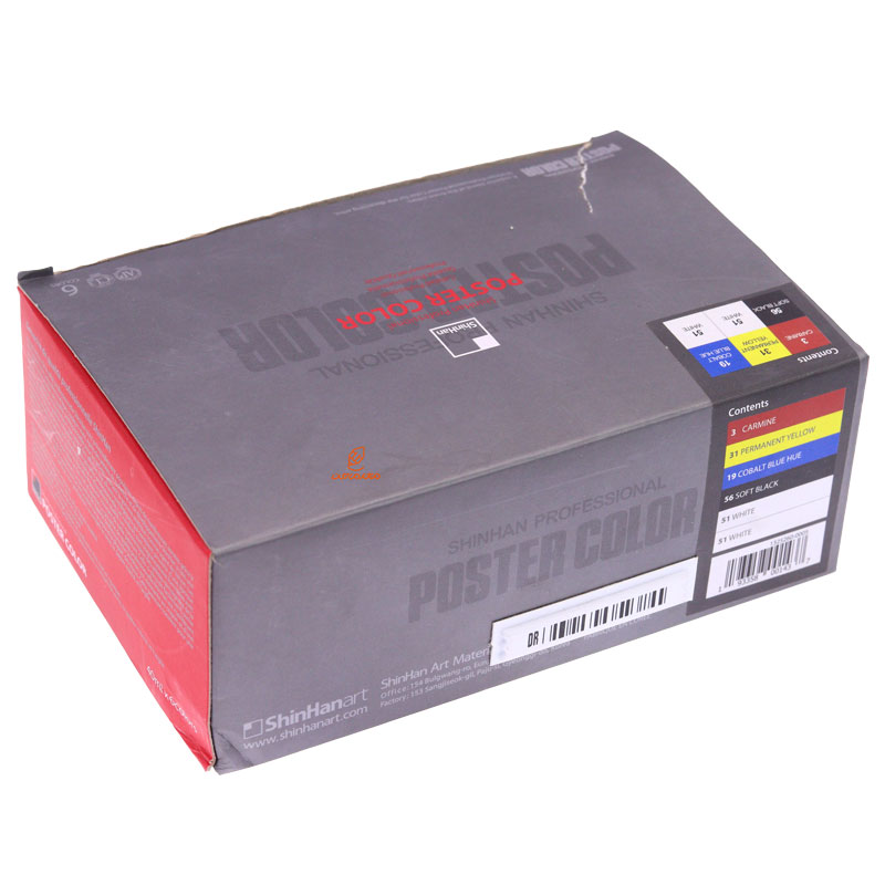 گواش 6 رنگ شین هان (2)