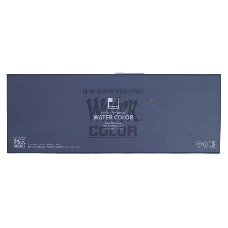 آبرنگ تیوپی 18 رنگ شین هان