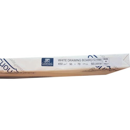 مقوا سفید 450 گرم 50%کتان 50*70 اشتنباخ