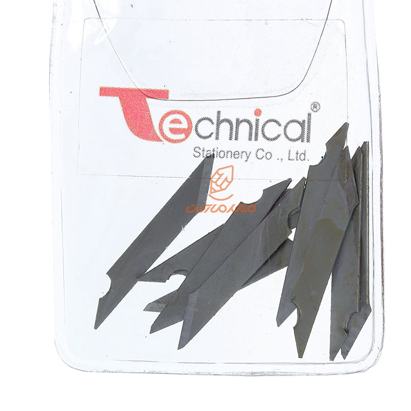 کاتر قلمی تمام استیل یدک دار (6)