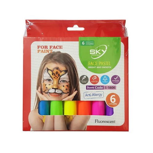 ست گریم 6 رنگ اسکای