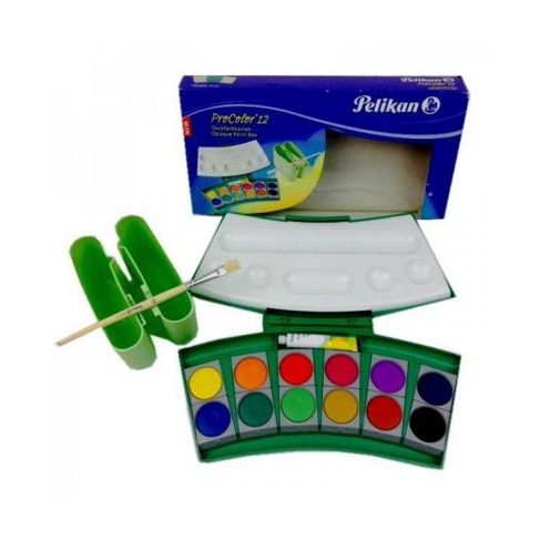 آبرنگ 12 رنگ پروکالر پلیکان