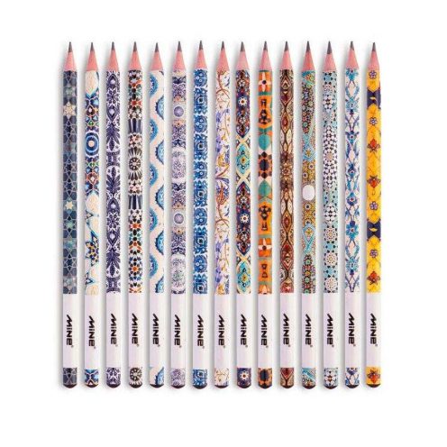 مداد مشکی پاک کن دار ماین طرح 1