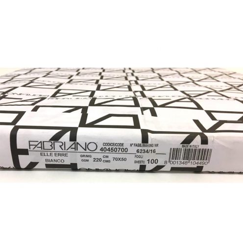 مقوا سفید الر 220 گرم 50*70 فابریانو