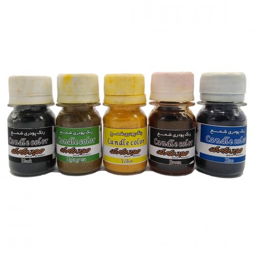 رنگ پودری شمع 10 گرمی مجد