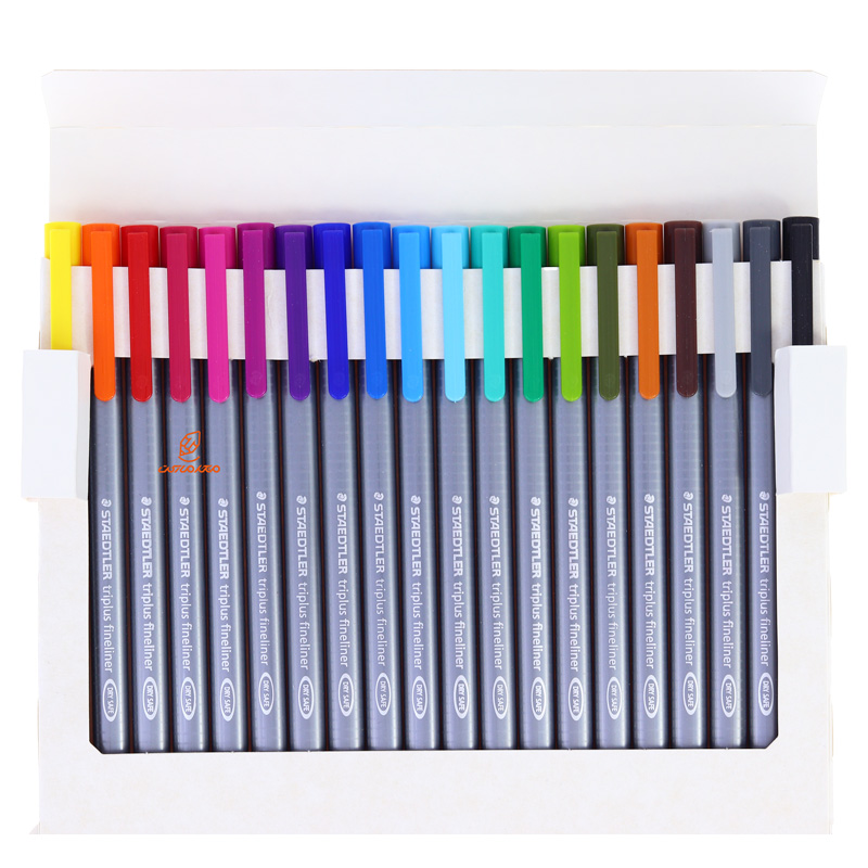 روان نویس 20 رنگ به همراه جامدادی استدلر (5)