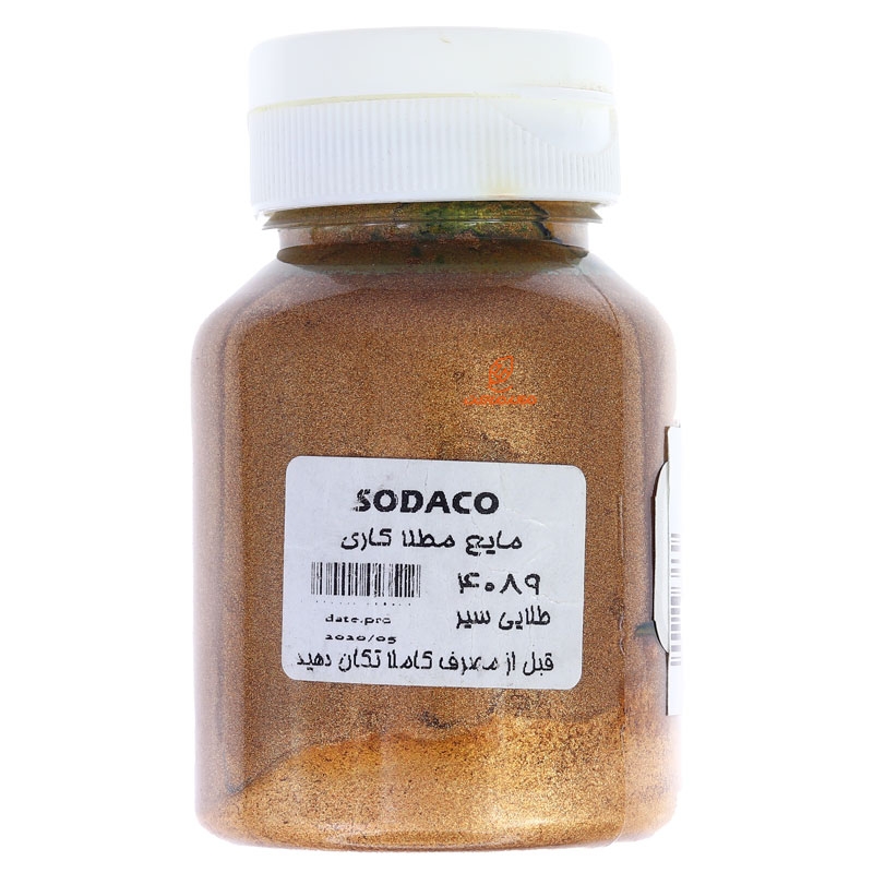 مایع مطلا کاری طلایی سیر کد 4089 سوداکو SOADACO (2)