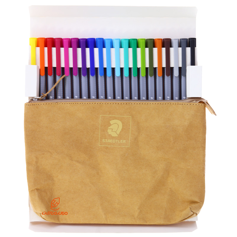 روان نویس 20 رنگ به همراه جامدادی استدلر (4)