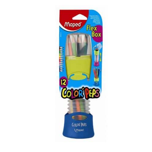 مداد رنگی 12 رنگ لوله ای فلکسی مپد
