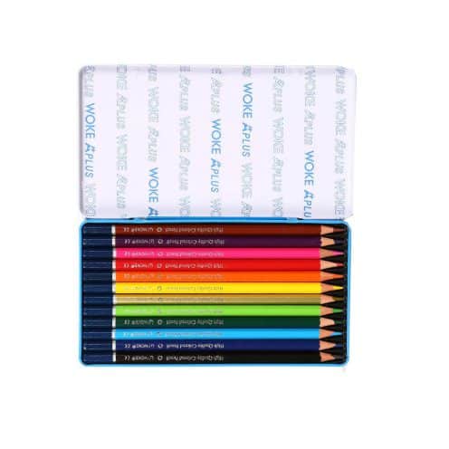 مداد رنگی 12 رنگ فلزی ووک