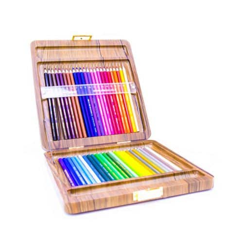 مداد رنگی 48 رنگ جعبه چوبی کنکو مدل ویکتوریا