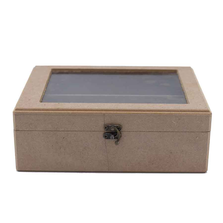 جعبه چوبی جا قاشقی شیار دار 181