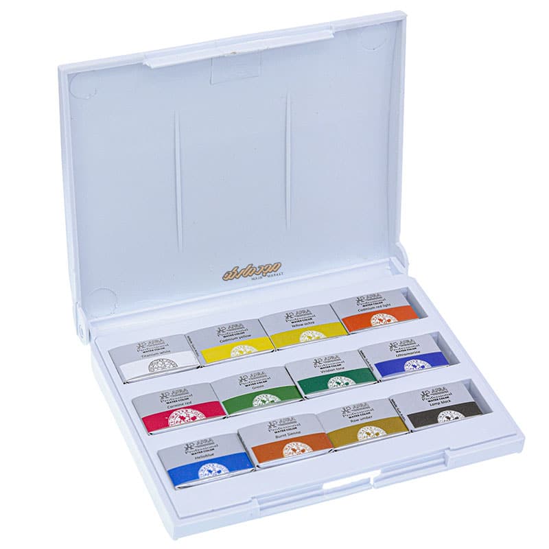 آبرنگ 12 رنگ افرا (2)