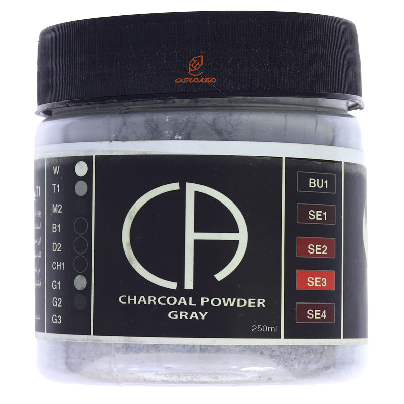 پودر ذغال T1 طوسی کلارک