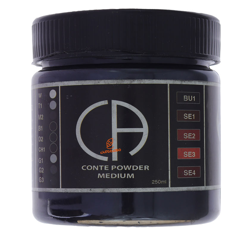 پودر کنته D2 مشکی مدیوم کلارک