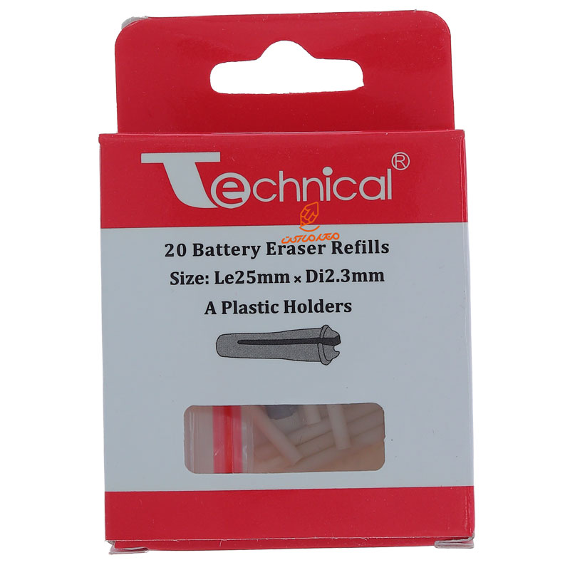 یدک 20 عددی پاک کن برقی تکنیکال