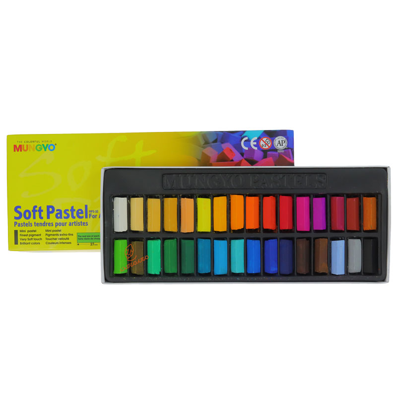 گچ پاستل 32 رنگ نیمه مانگیو