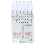 ست ماژیک 6 عددی براش رنگ پوست A تاچ TOUCH (4)