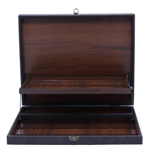 جعبه چوبی مداد رنگی 72 عددی اشل