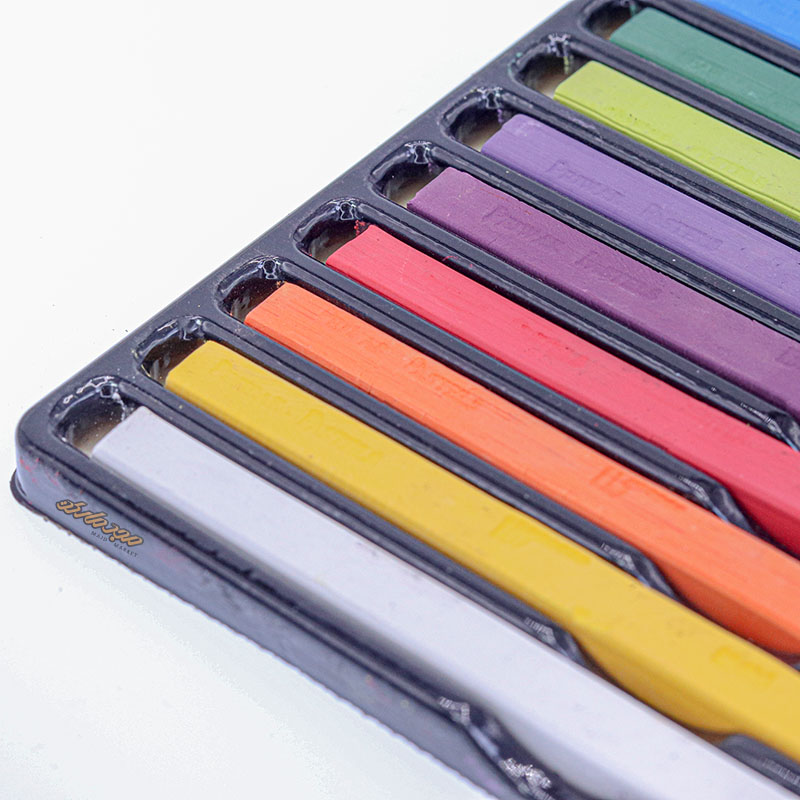 گچ پاستل 12 رنگ پژواک (2)