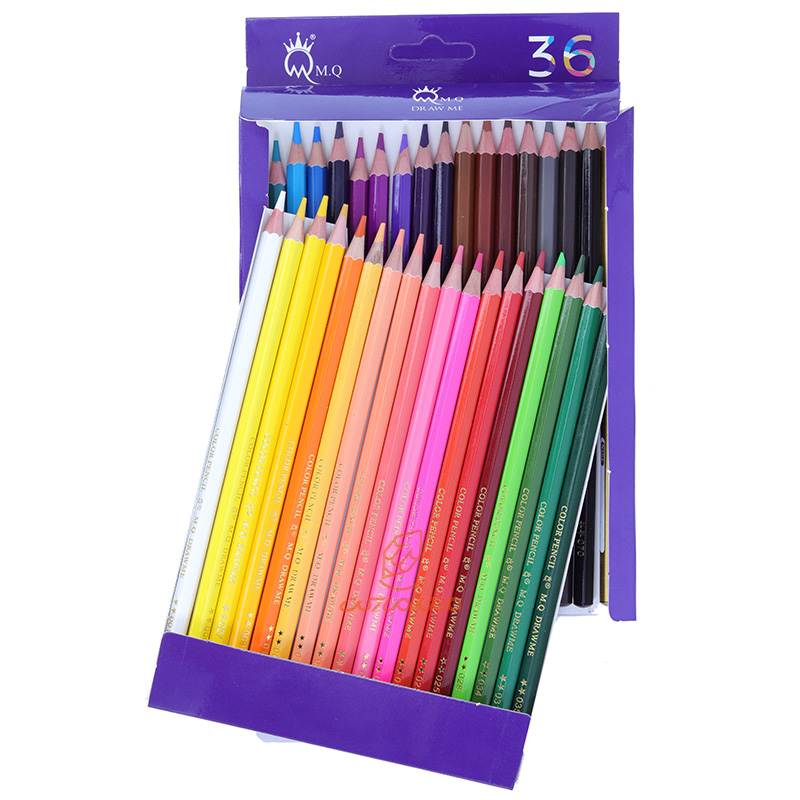 مداد رنگی 36 رنگ مقوایی ام کیو (6)