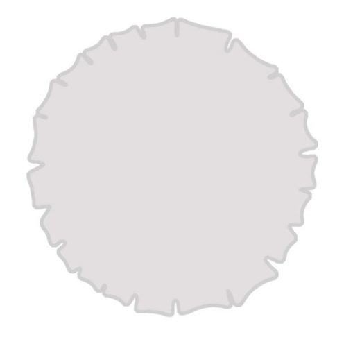 قالب سیلیکون سینی دالبری لبه تیز کوچک T257