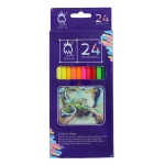 مداد رنگی 24 رنگ جعبه مقوایی ام کیو MQ (2)