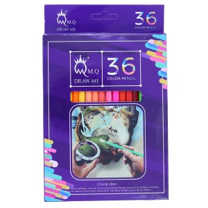 مداد رنگی 36 رنگ مقوایی ام کیو MQ