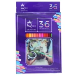 مداد رنگی 36 رنگ مقوایی ام کیو (1)