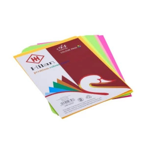 کاغذ رنگی 5 رنگ 100 برگی A4 هیلان