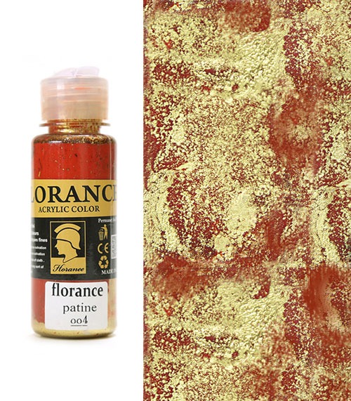 رنگ پتینه قرمز کد 004 فلورانس