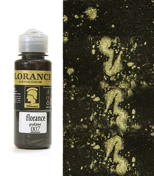 رنگ پتینه مشکی کد 007 فلورانس