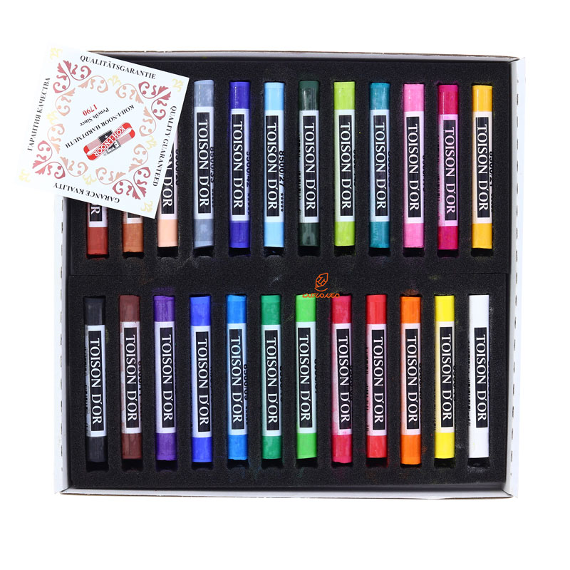 گچ پاستل 24 رنگ مقوایی کوه نور (4)