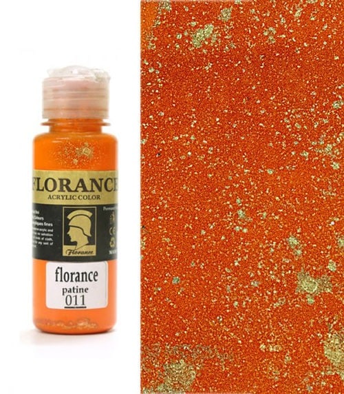 رنگ پتینه نارنجی کد 011 فلورانس