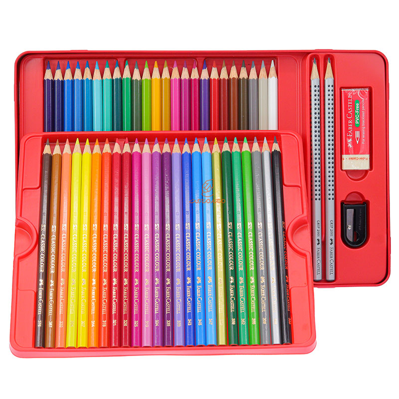 مدادرنگی 48 رنگ فلزی طرح کلاسیک فابرکاستل FABERCASTELL (10)