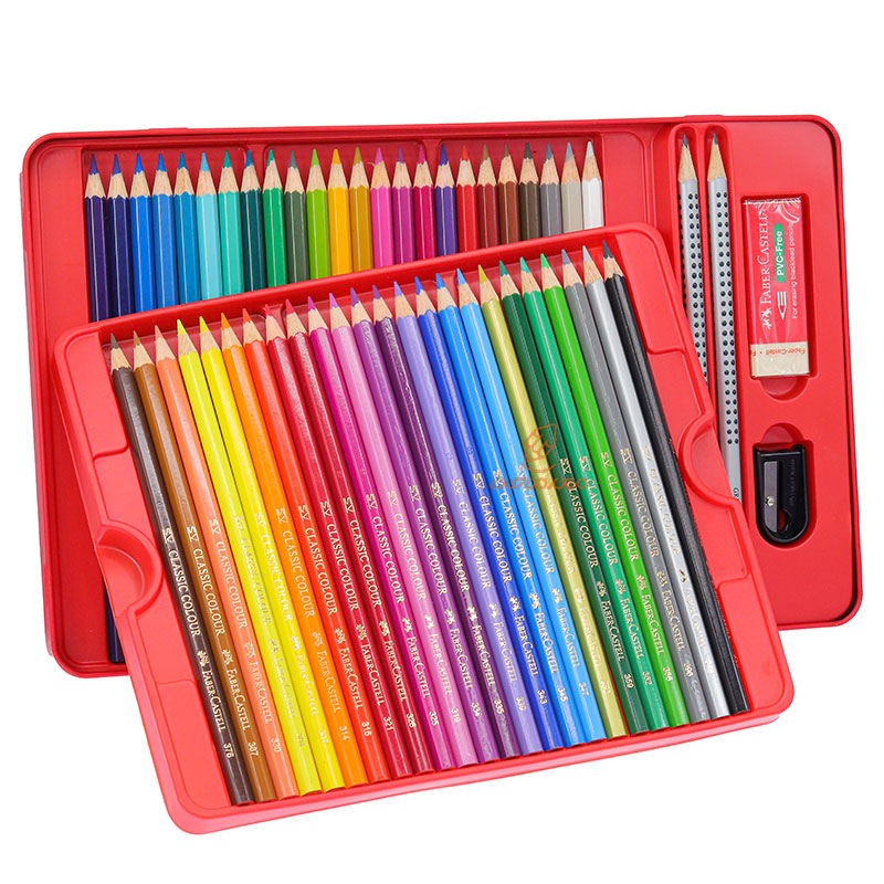 مدادرنگی 48 رنگ فلزی طرح کلاسیک فابرکاستل FABERCASTELL (1)