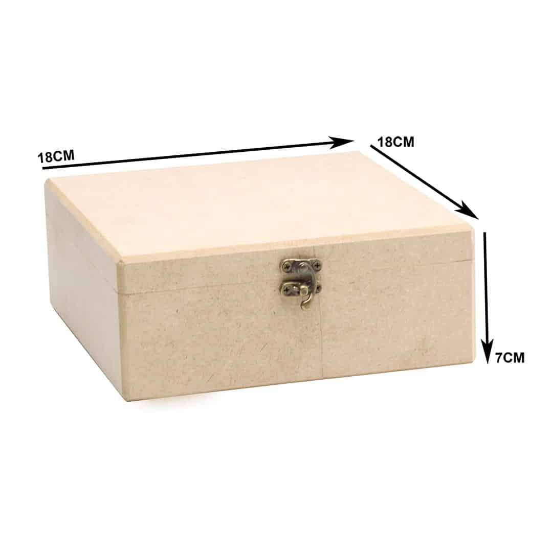 جعبه چوبی مربع 62/3