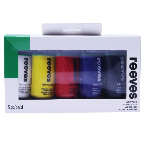 رنگ اکریلیک 5 رنگ ریوز