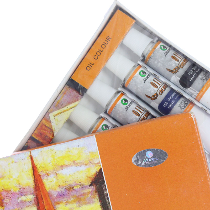 رنگ روغن آرتیست 12 رنگ ماریس (5)