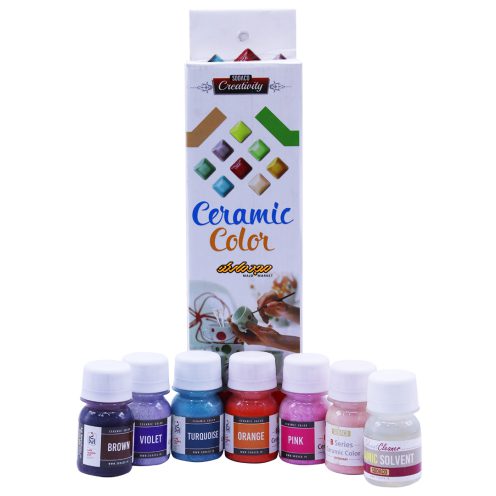 رنگ سرامیک 6 رنگ سری B سوداکو (لعاب سرد)