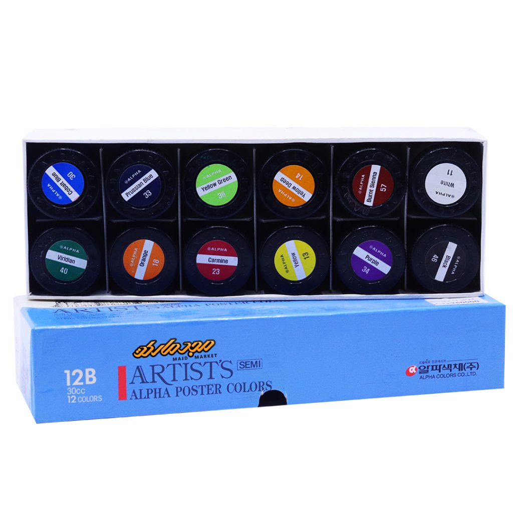 گواش 12 رنگ الفا ارتیست