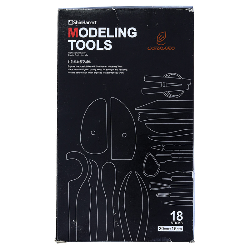 ابزار مجسمه سازی 18 قطعه شین هان (1)