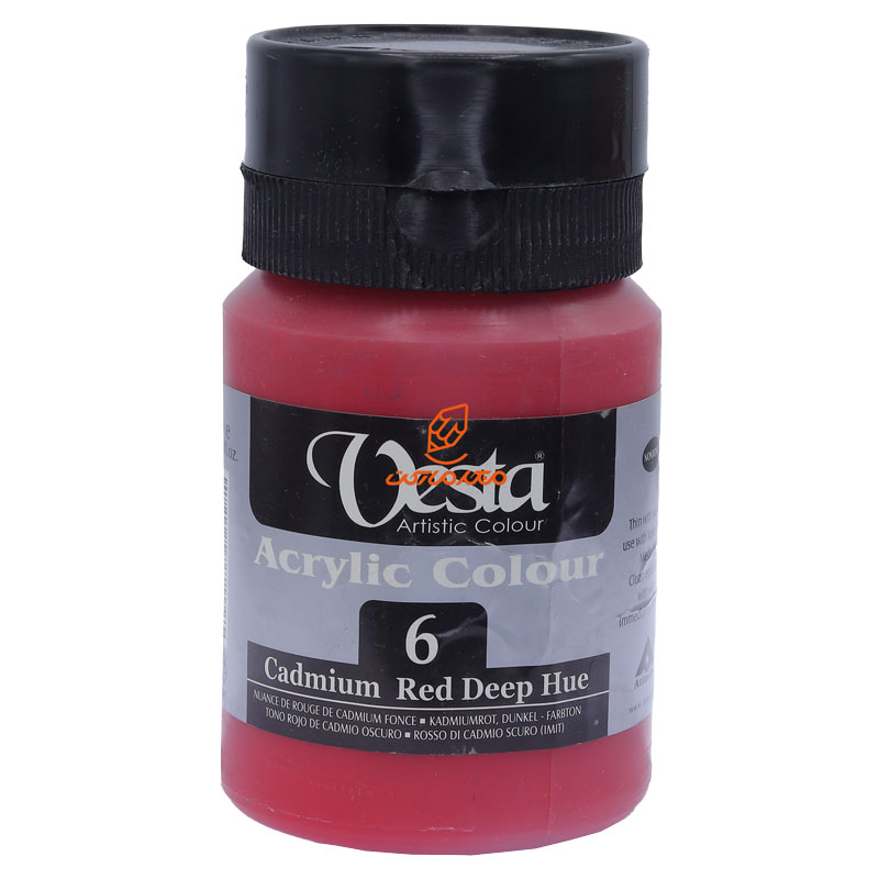 رنگ اکریلیک تک رنگ 250 میل وستا VESTA